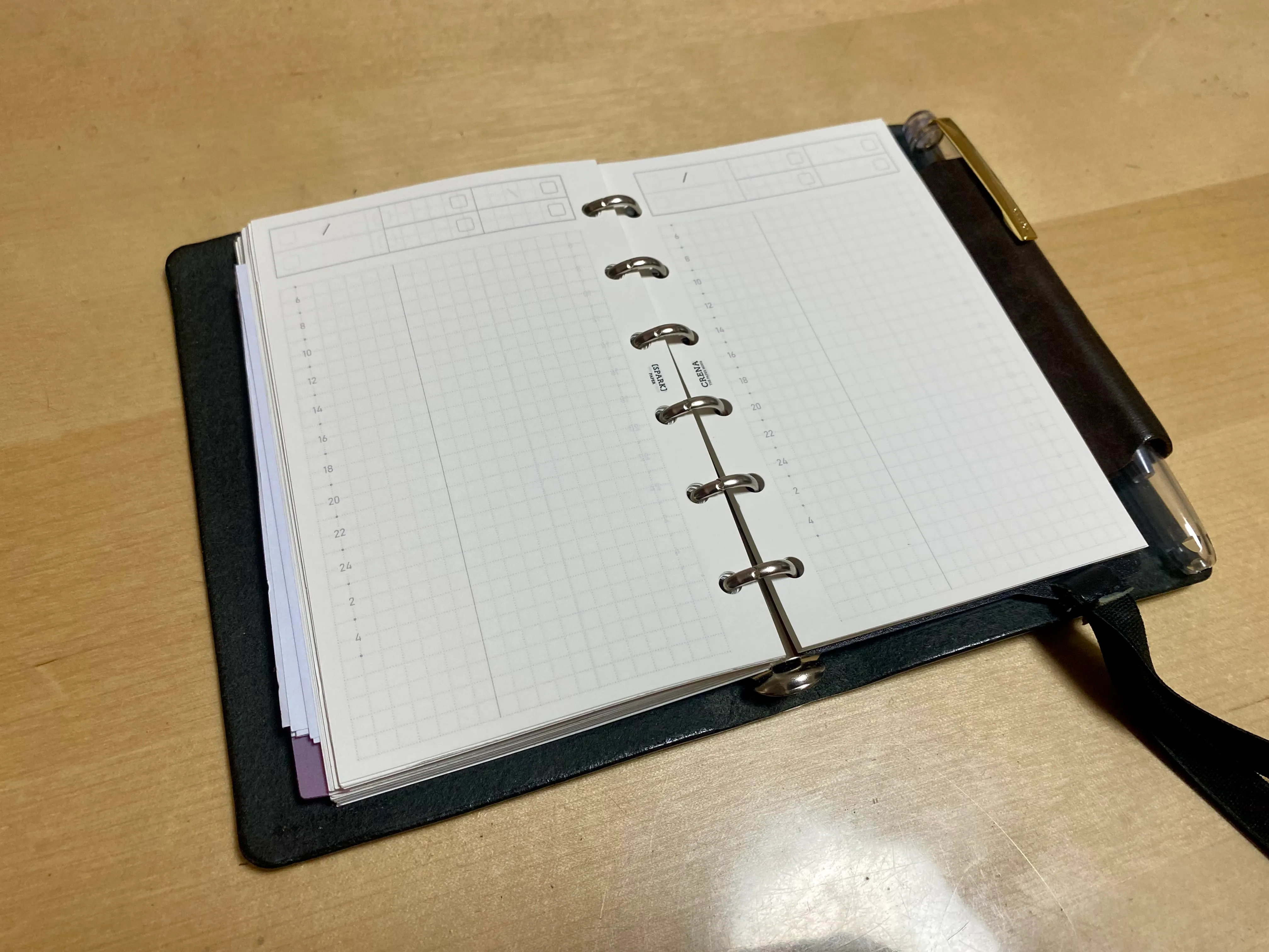 Plotter版型A7真皮本平摊